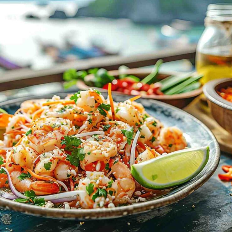 Thai Prawn Salad with Rice
